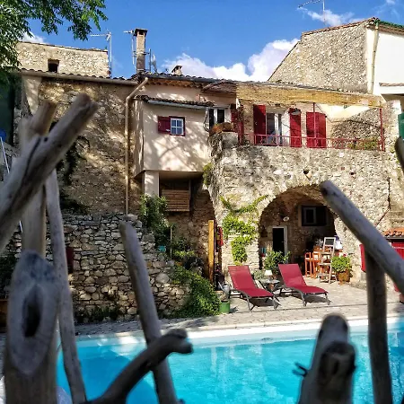 La Dolce Vita - Studio Dans Propriete Avec Piscine Montpeyroux  Exterior photo